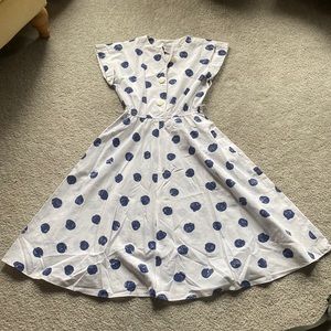 Spring dress sale! Vintage polka dot dress
